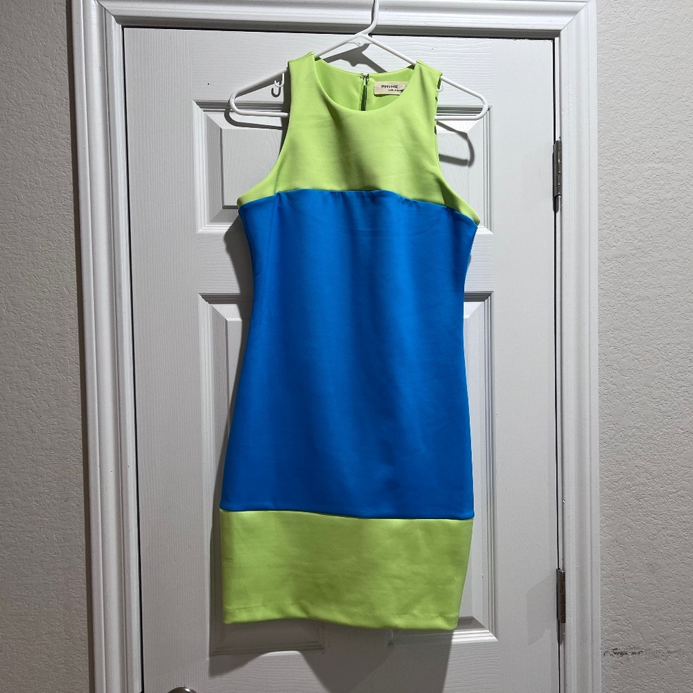 Rhyme Los Angeles Color Block Dress